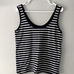 Vintage cotton scoop neck tank
